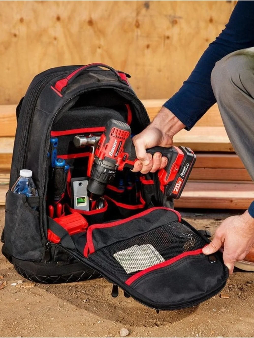 Bauer heavy duty jobsite backpack. NWOT.